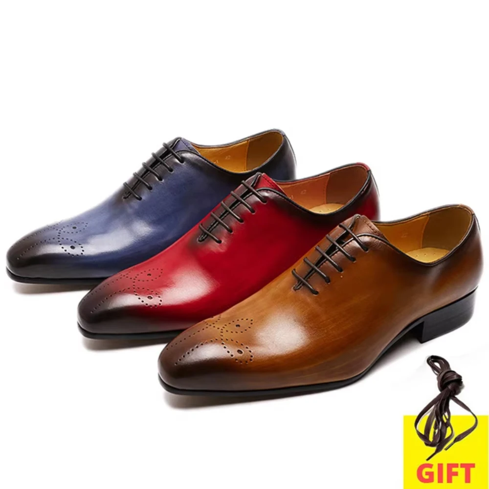 Monk Strap Shoe - Mens Oxford Genuine Leather Shoes Whole