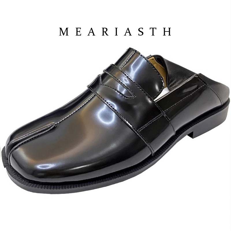 Men'S Shoes Hugo Boss - black Tabi Shoes Split Toe Patent