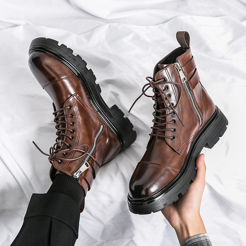 Men Shoes Oxford - Brand Men's Naked Boots Fashion Simple