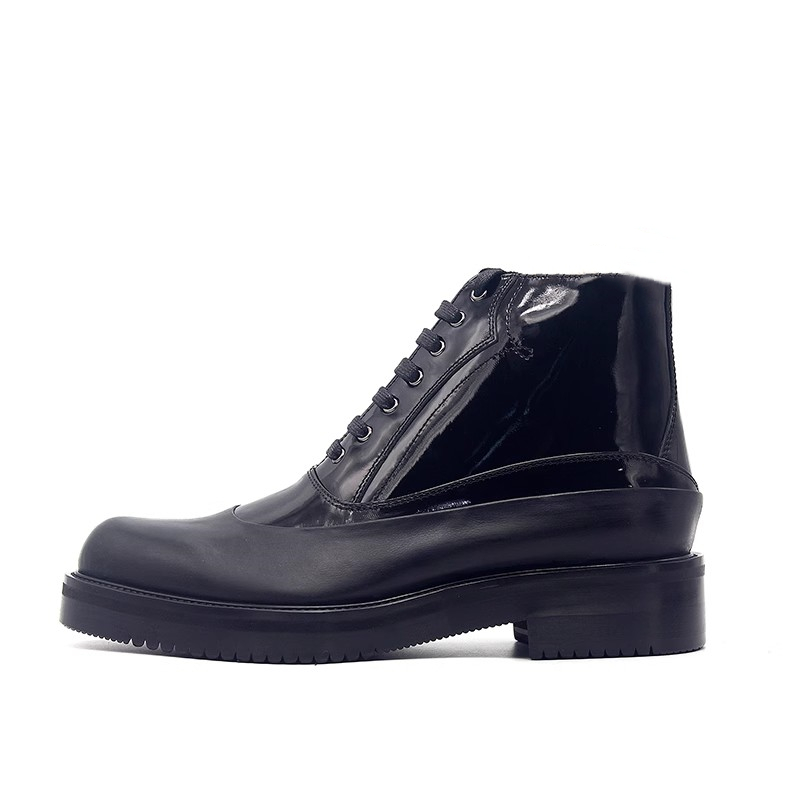Men Shoes Oxford - New British Thick Sole Genuine Leather