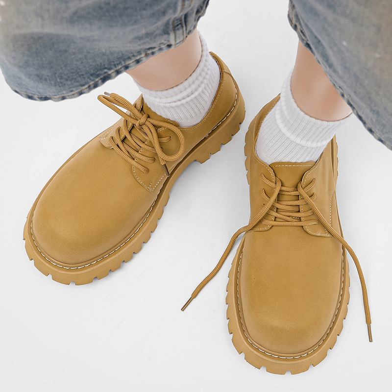 Men Shoes Classic - Men's Spring Autumn Thick Soled Rhubarb