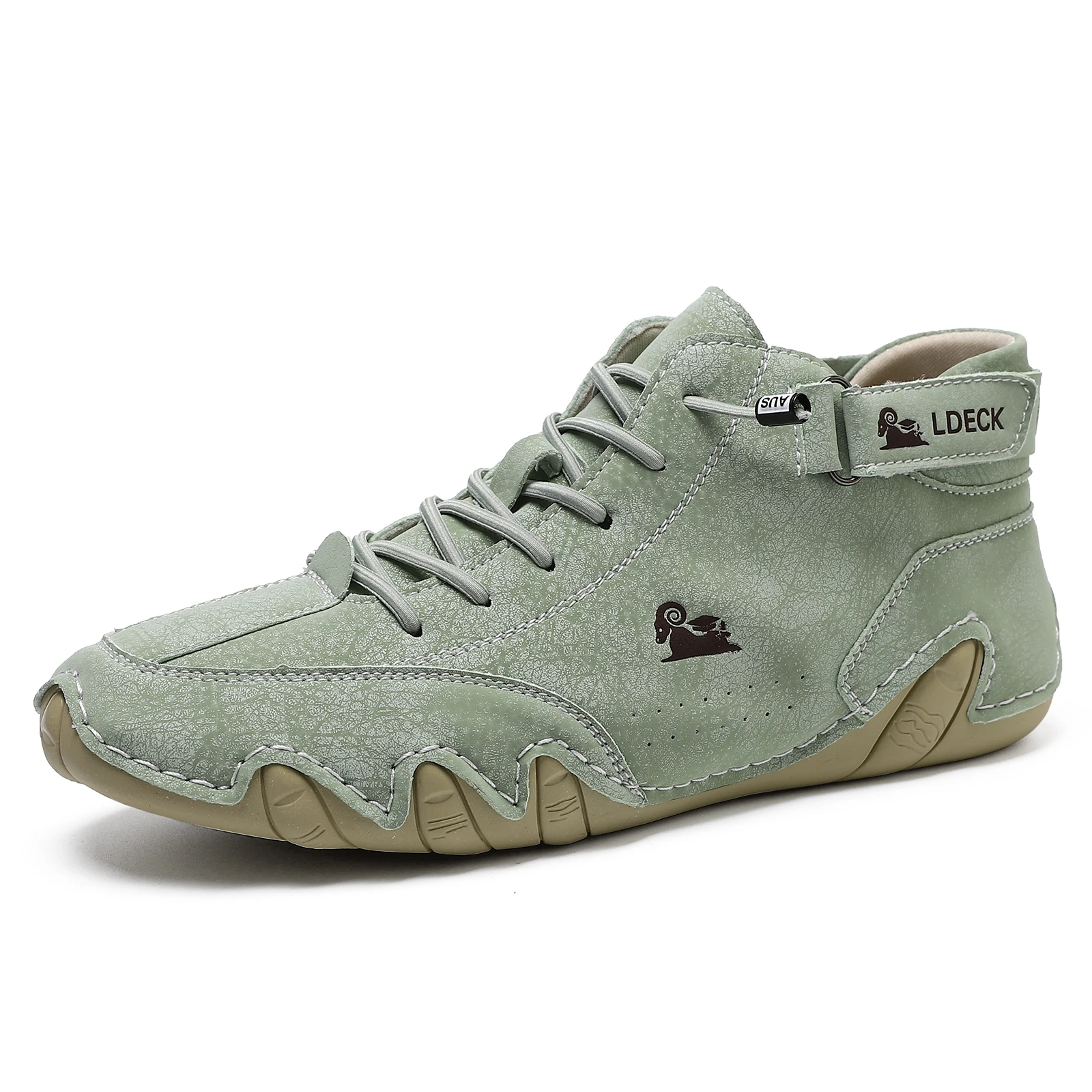 Men'S Shoes Popular - Men's Genuine Leather Shoes Ankle Boots