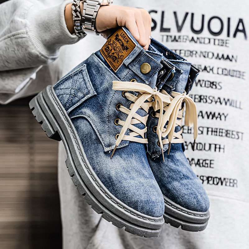 Men Shoes Oxford - Oxford Boots Men High Top Boots