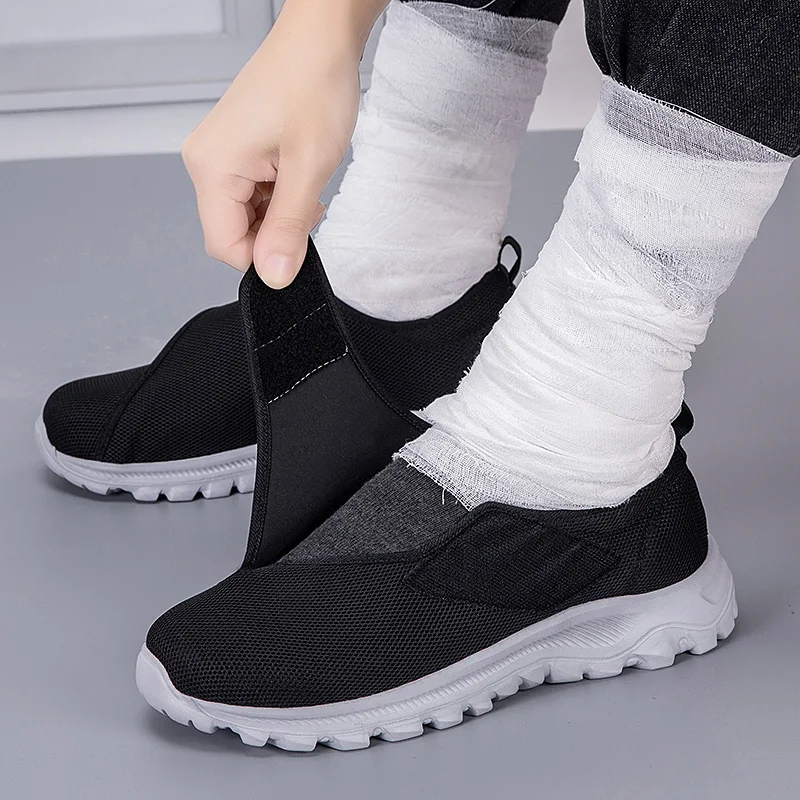 Men'S Shoes Diabetic - Men's Orthopedic Wide Feet Walking Shoes