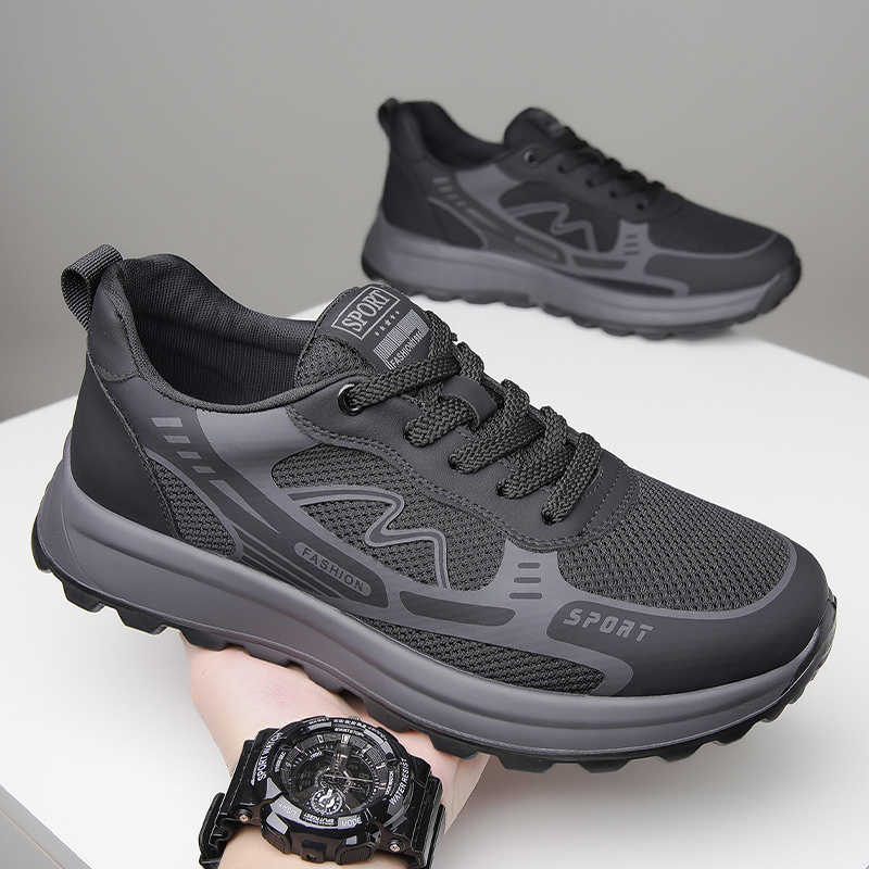 Perforated Lace-up Summer High - Men Shoes Trainers ulasan dan harga