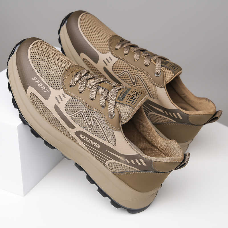Perforated Lace-up Summer High - Men Shoes Trainers ulasan dan harga