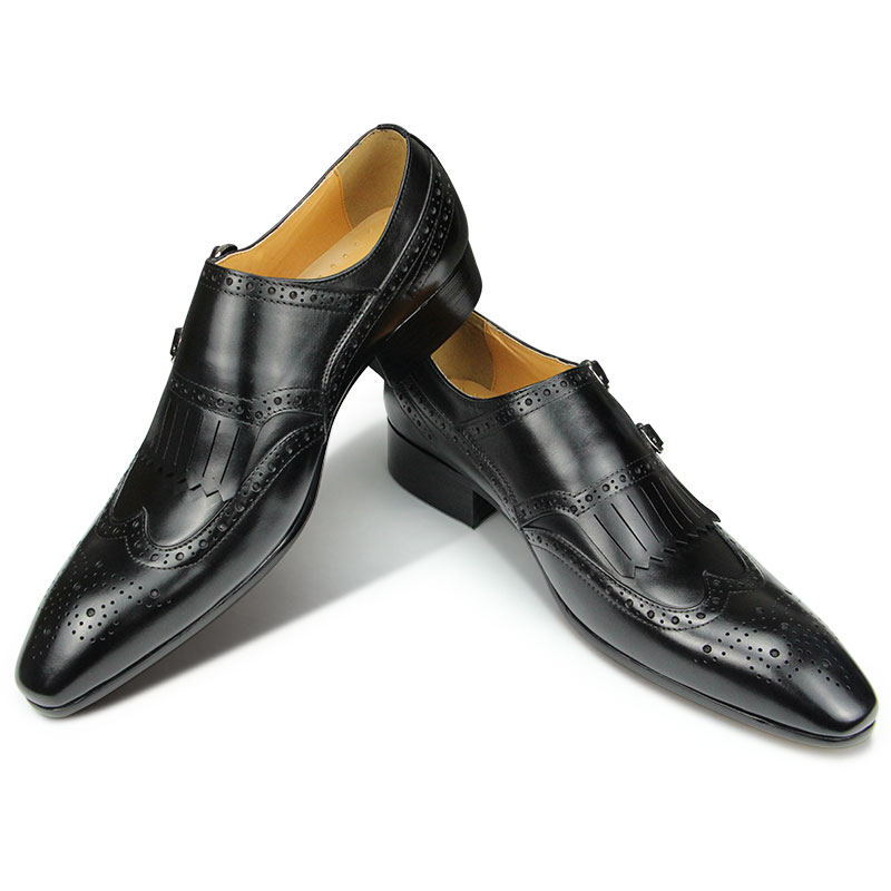 Successful  Men's Leather Shoe - Monk Strap Shoe ulasan dan harga