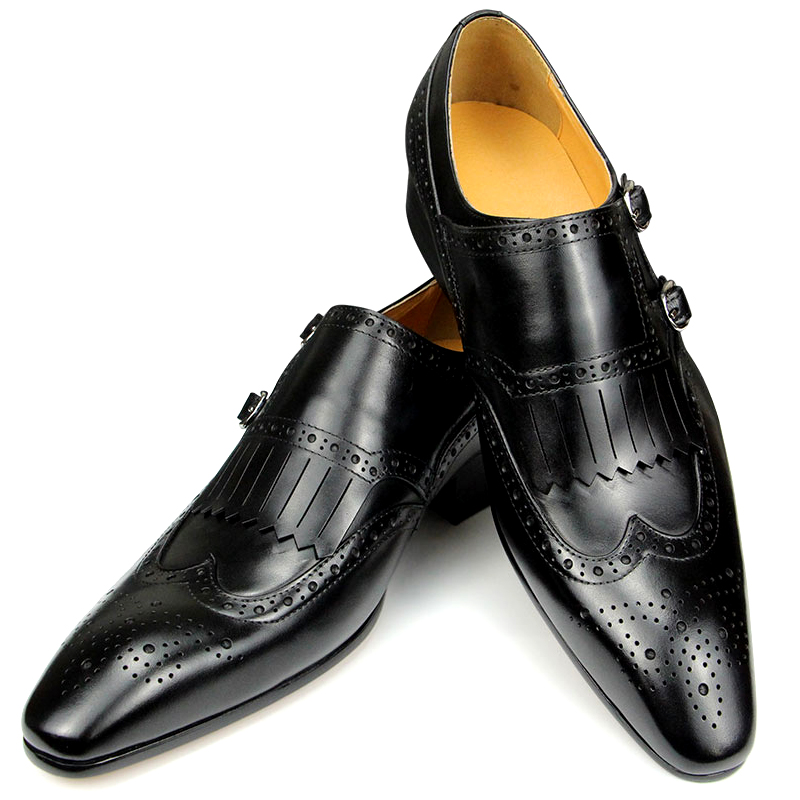 Successful  Men's Leather Shoe - Monk Strap Shoe ulasan dan harga