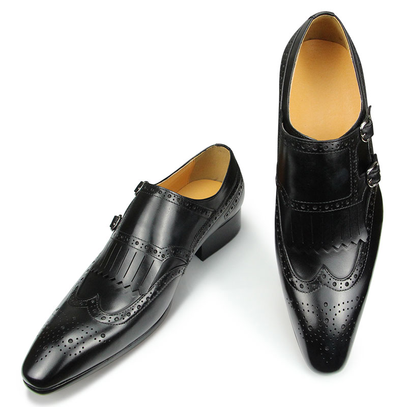Successful  Men's Leather Shoe - Monk Strap Shoe ulasan dan harga
