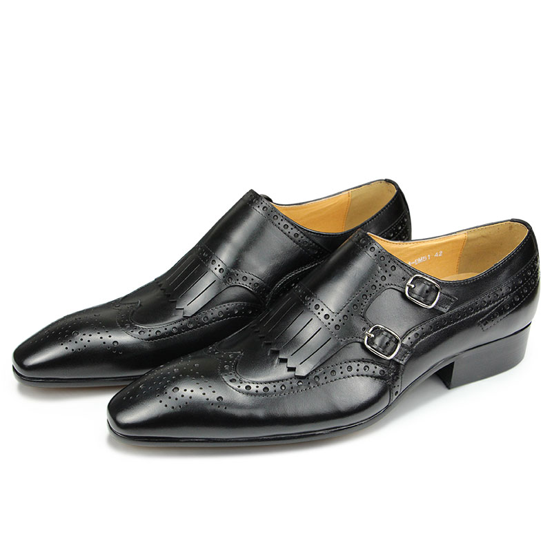 Successful  Men's Leather Shoe - Monk Strap Shoe ulasan dan harga