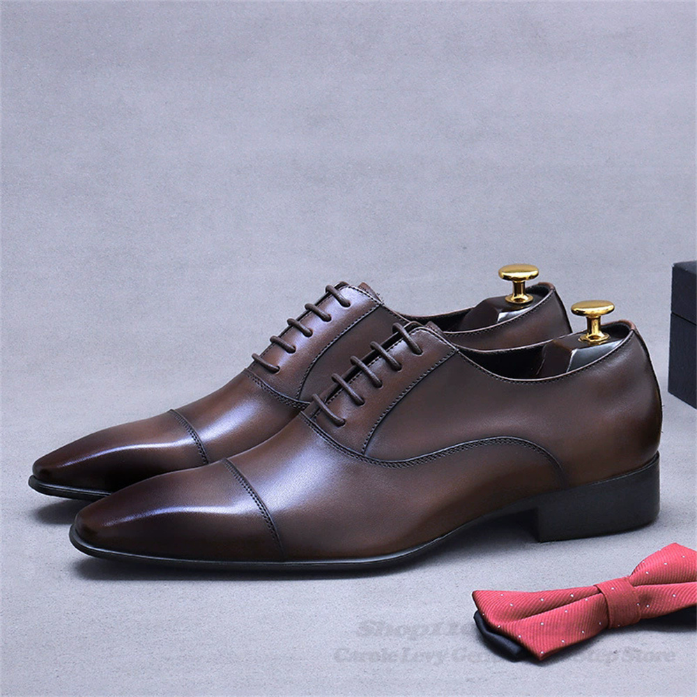 Men Oxford Leather Shoes New B - Men Shoes Oxford ulasan dan harga