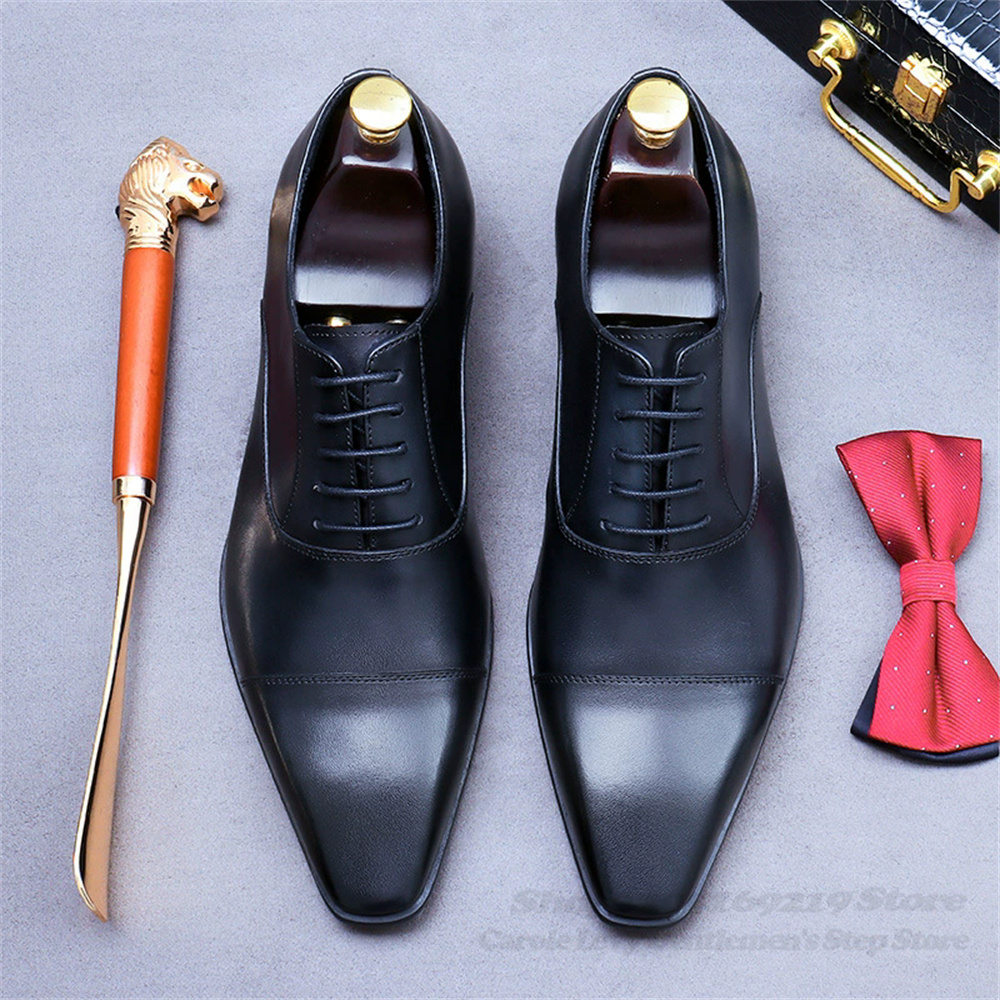 Men Oxford Leather Shoes New B - Men Shoes Oxford ulasan dan harga