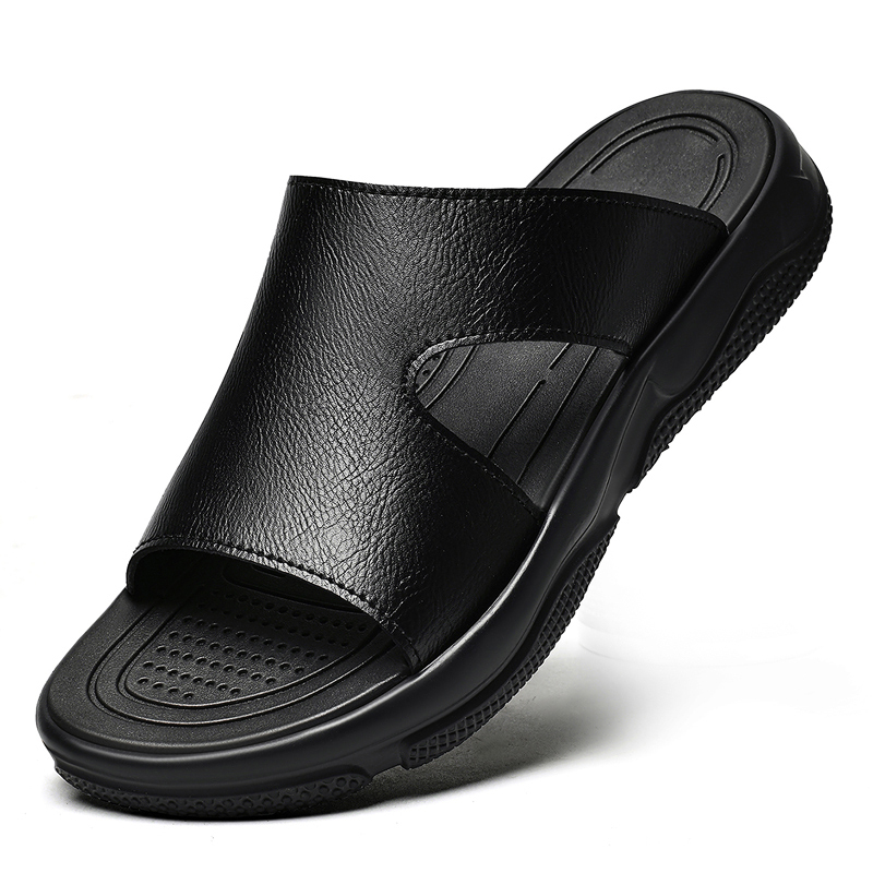 Men's Leather Slide Sandals No - Men'S Shoes Hugo Boss ulasan dan harga