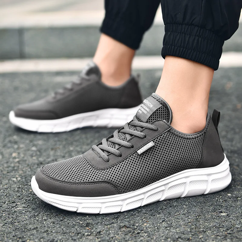 New Mesh Men Shoes Lac-up Casu - Men Shoes Trainers ulasan dan harga