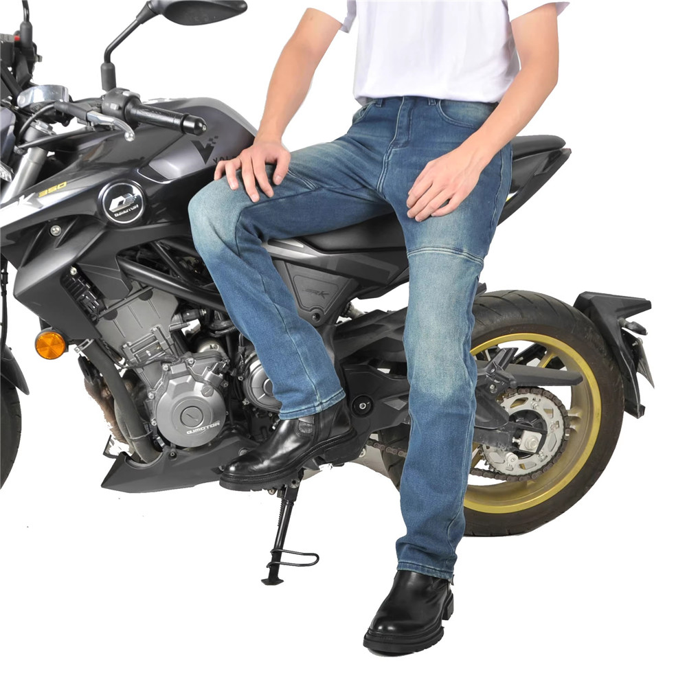Motorcycle Riding Jeans Pants  - Men'S Shoes For Jeans ulasan dan harga