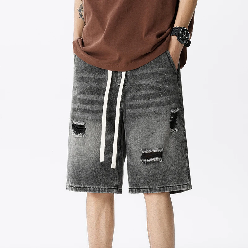 Summer Thin Denim Shorts Men's - Men'S Shoes For Jeans ulasan dan harga