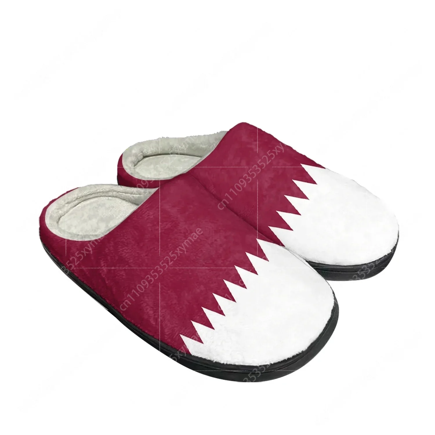Qatar Flag Home Cotton Custom  - Men Shoes Qatar ulasan dan harga
