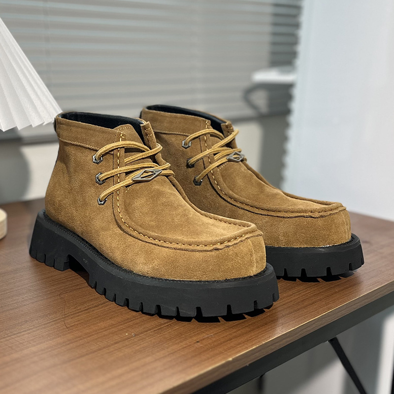 Western Boots Man Platform Ank - Men'S Shoes Quality Brands ulasan dan harga