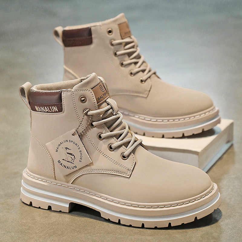 Classic Men High Top Boots Hig - Men Shoes Classic ulasan dan harga