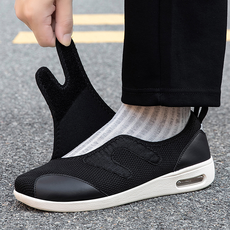 Adjustable Open Elderly Shoes  - Men'S Shoes Diabetic ulasan dan harga