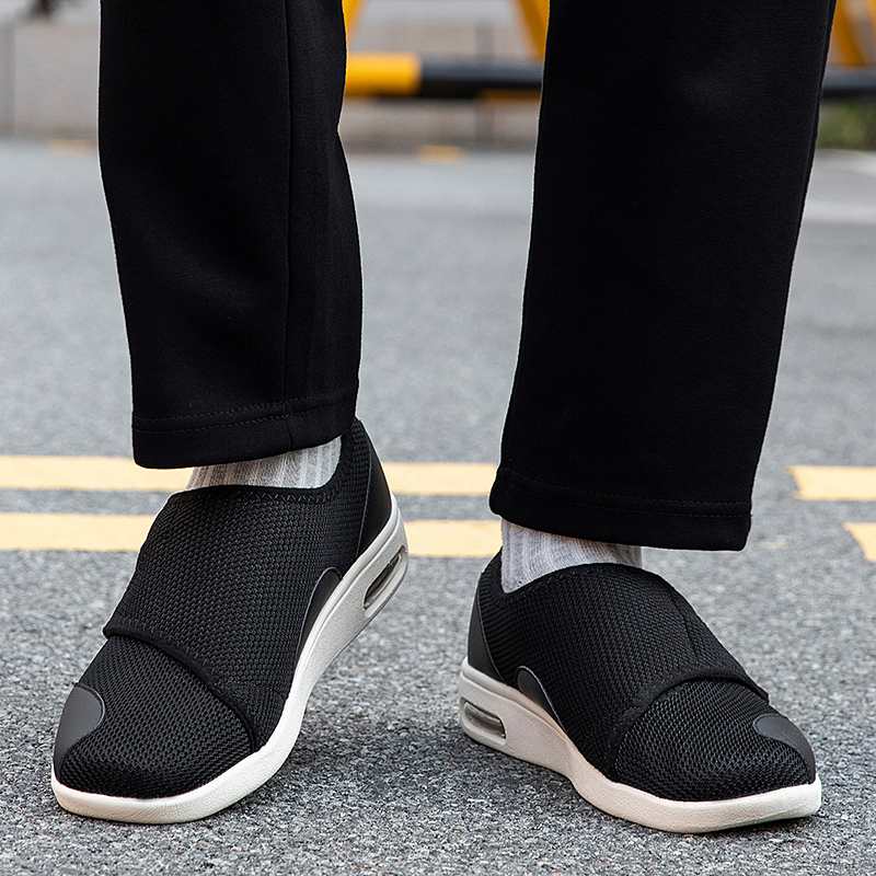 Adjustable Open Elderly Shoes  - Men'S Shoes Diabetic ulasan dan harga