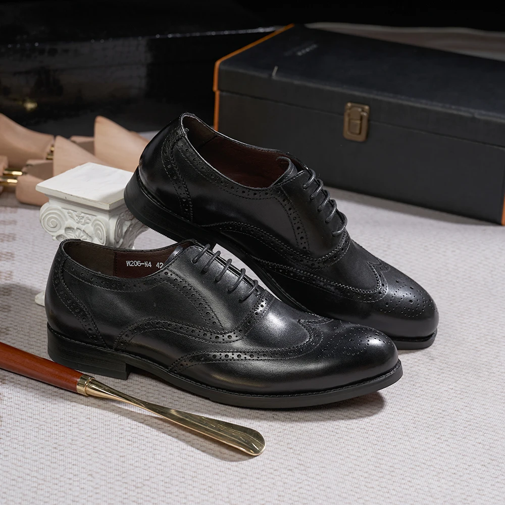 Brogue Style Men's Oxfords Gen - Monk Strap Shoe ulasan dan harga