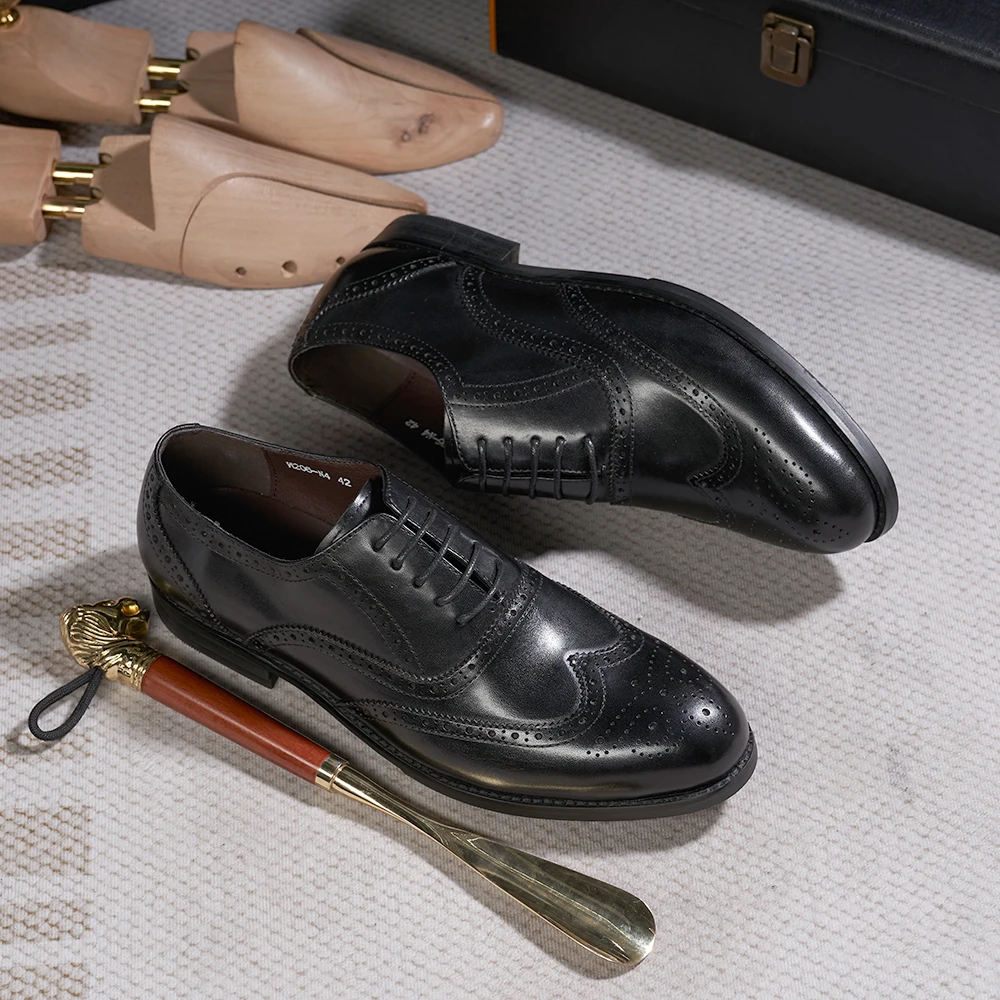 Brogue Style Men's Oxfords Gen - Monk Strap Shoe ulasan dan harga