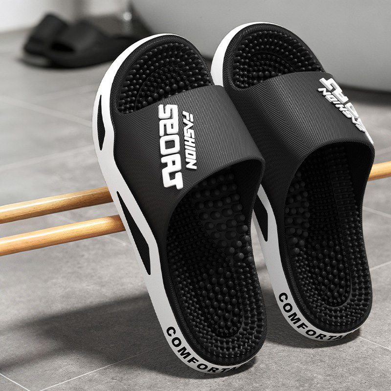 New Men Slippers Massage Slipp - Men'S Shoes Popular ulasan dan harga