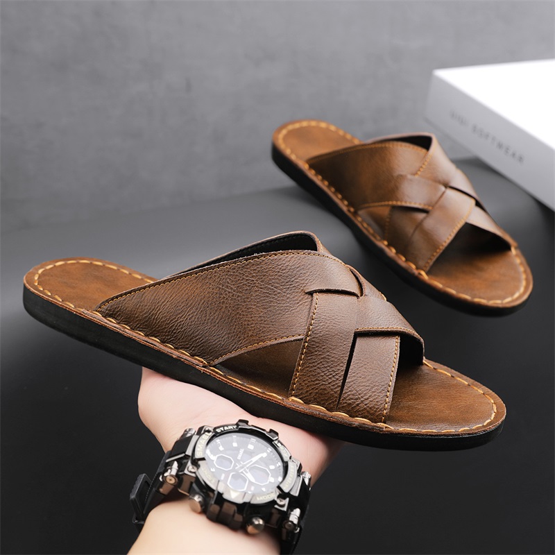 Genuine Leather Men Casual San - Men'S Shoes Hugo Boss ulasan dan harga