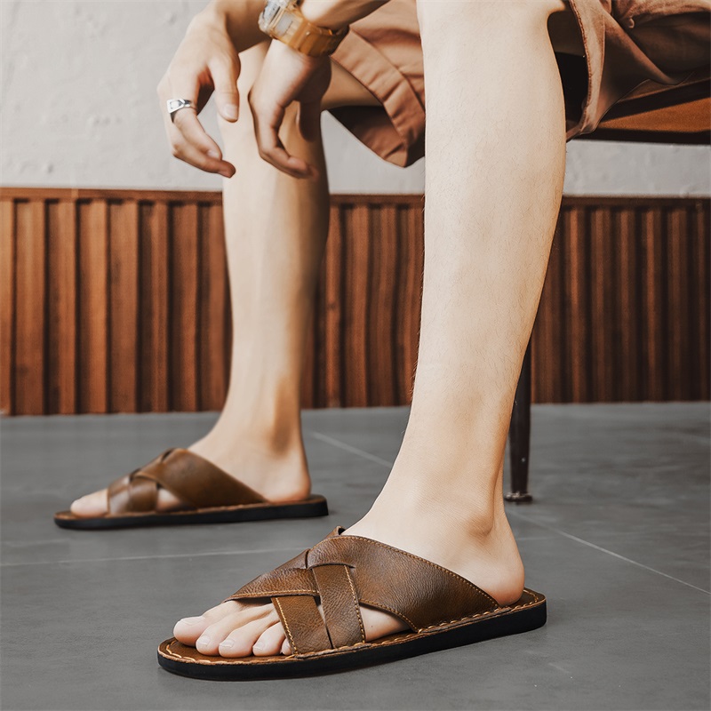 Genuine Leather Men Casual San - Men'S Shoes Hugo Boss ulasan dan harga