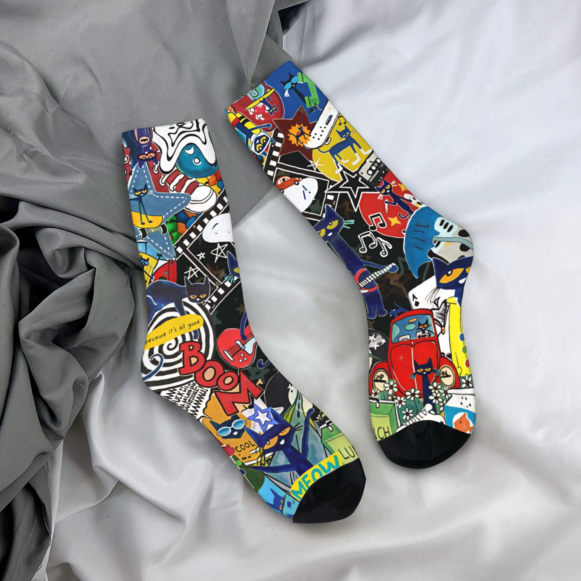 Pete The Cat I Love My White S - Men'S Shoes For Crews ulasan dan harga