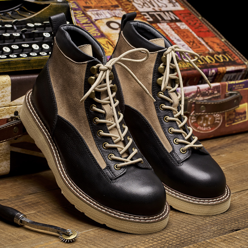 Handmade Mens Ankle Oxford Boo - Men Shoes Oxford ulasan dan harga