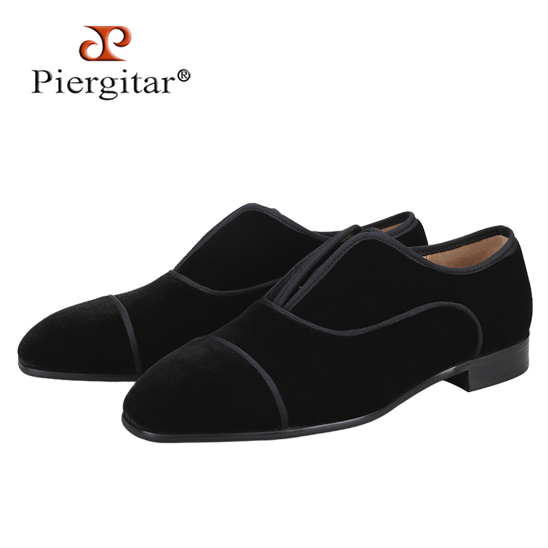 Piergitar Handmade Black Color - Men Shoes Red Bottom ulasan dan harga
