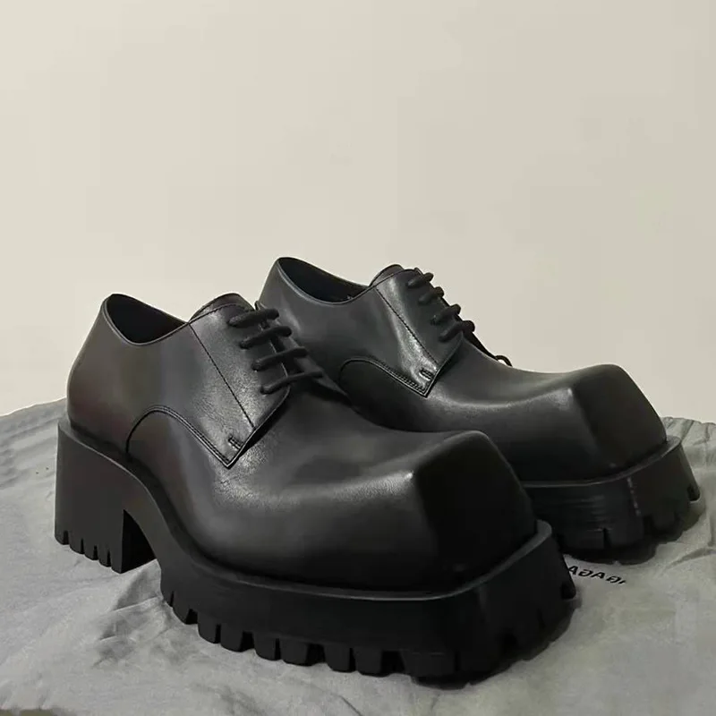 Men's Loafers Leather Motorcyc - Men Shoes Oxford ulasan dan harga