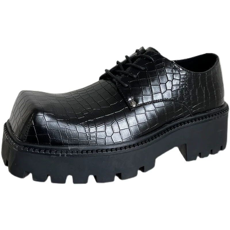 Men's Loafers Leather Motorcyc - Men Shoes Oxford ulasan dan harga