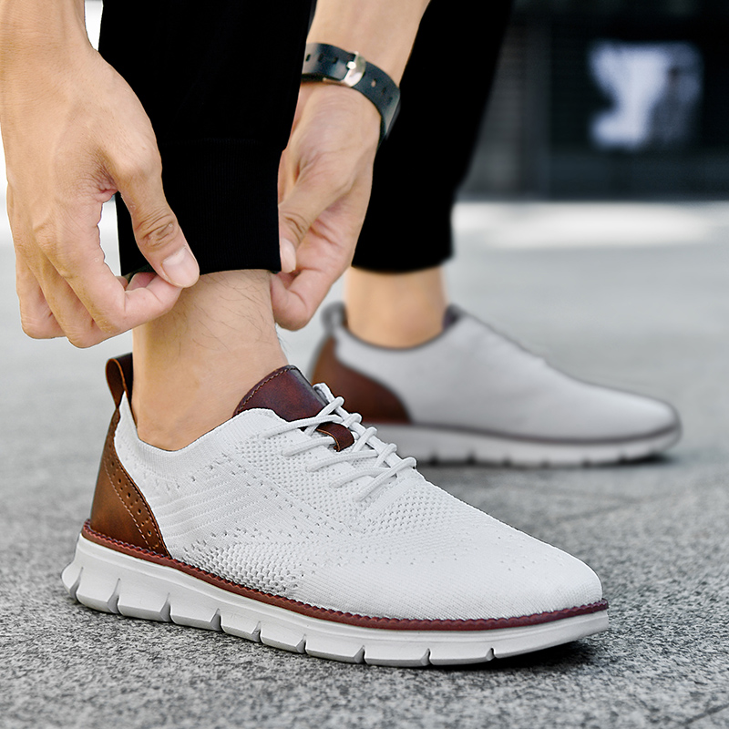 Men Casual Shoes Classic Breat - Men Shoes Oxford ulasan dan harga