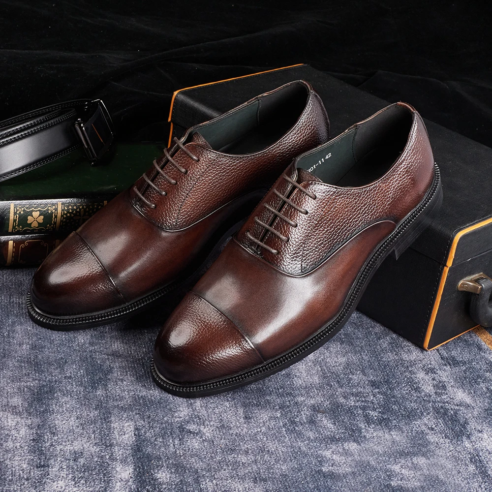 2025 Men's Italian Style Handm - Men Shoes Size 11 ulasan dan harga