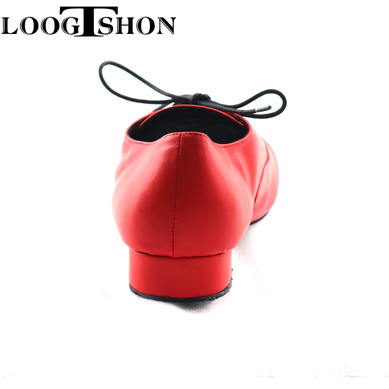 LOOGTSHON RED  Men's red leath - Men Shoes Red Bottom ulasan dan harga