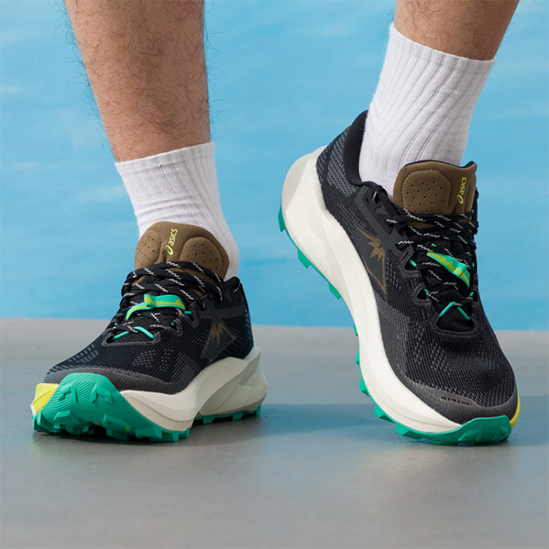 Asics  Men TRABUCO 14 Black Br - Men'S Shoes Yellow And Black ulasan dan harga