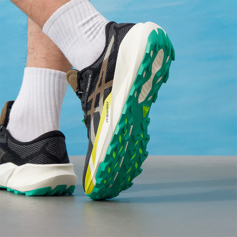 Asics  Men TRABUCO 14 Black Br - Men'S Shoes Yellow And Black ulasan dan harga