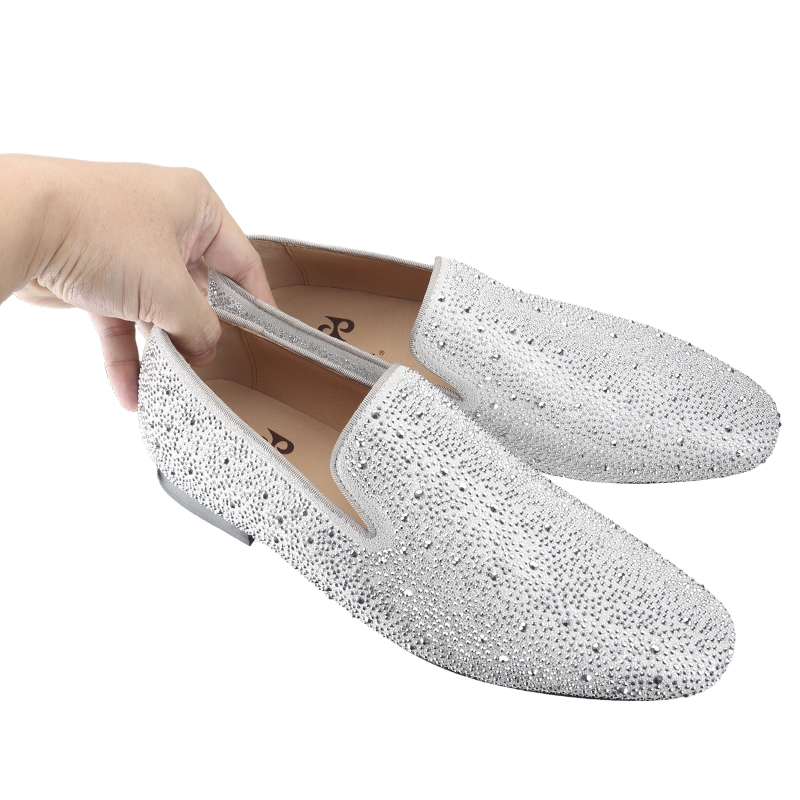 Piergitar Sliver Genuine Leath - Men Shoes Red Bottom ulasan dan harga