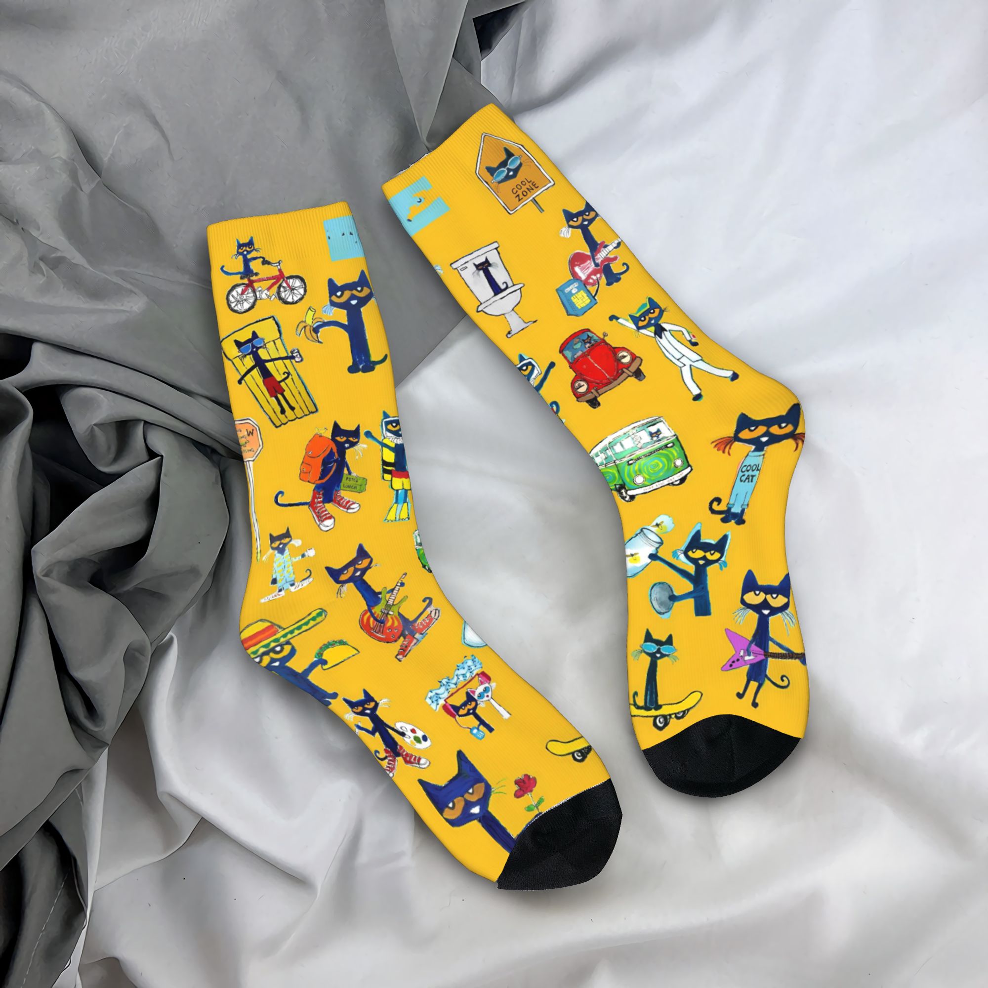 Pete The Cat I Love My White S - Men'S Shoes For Crews ulasan dan harga
