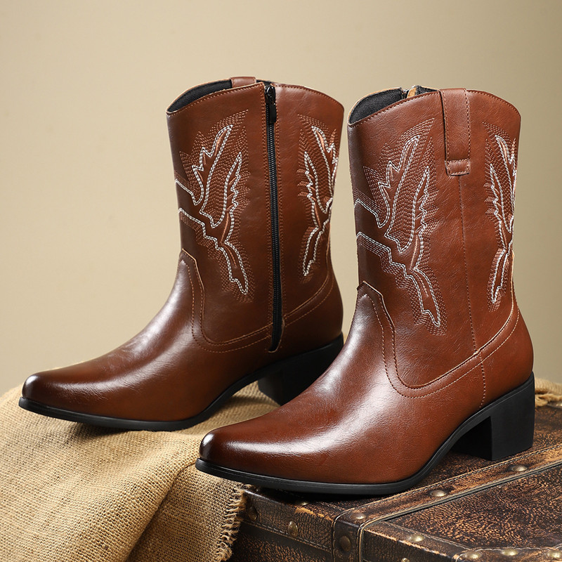 2026 Men Classic Retro Western - Men Shoes Classic ulasan dan harga