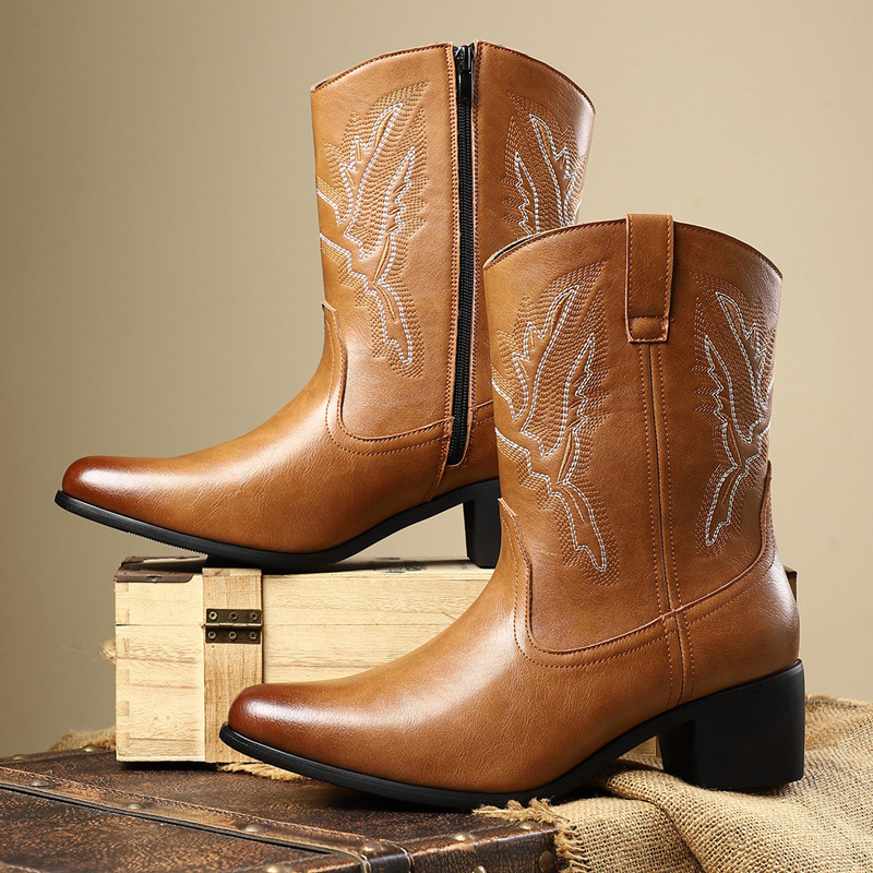 2026 Men Classic Retro Western - Men Shoes Classic ulasan dan harga