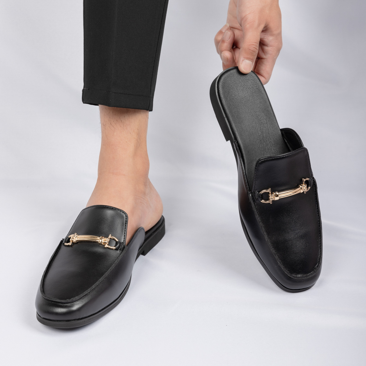 Fashion Men's Slip-on Half Sli - Men Shoes Classic ulasan dan harga