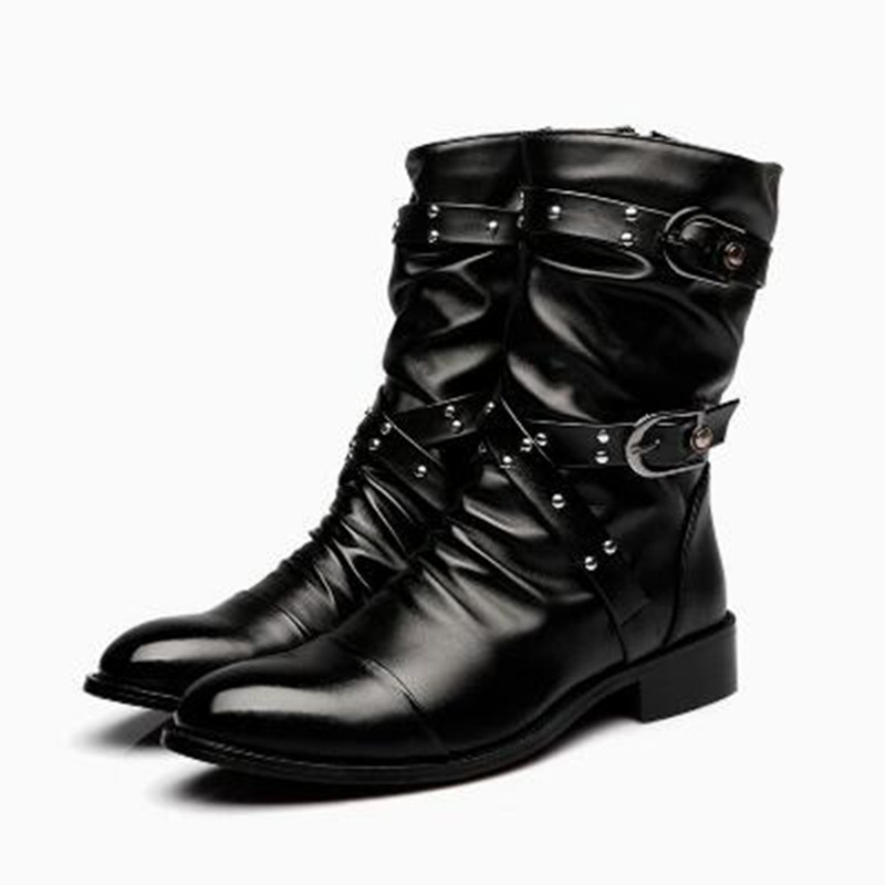 Fashion Men's Leather High Qua - Men Shoes Classic ulasan dan harga