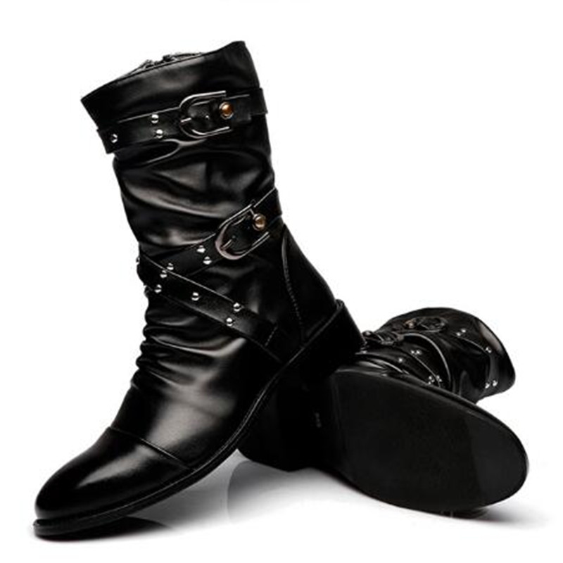 Fashion Men's Leather High Qua - Men Shoes Classic ulasan dan harga