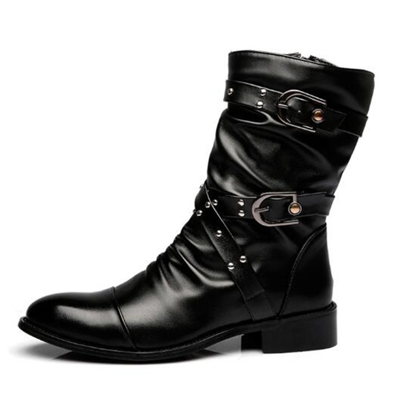 Fashion Men's Leather High Qua - Men Shoes Classic ulasan dan harga