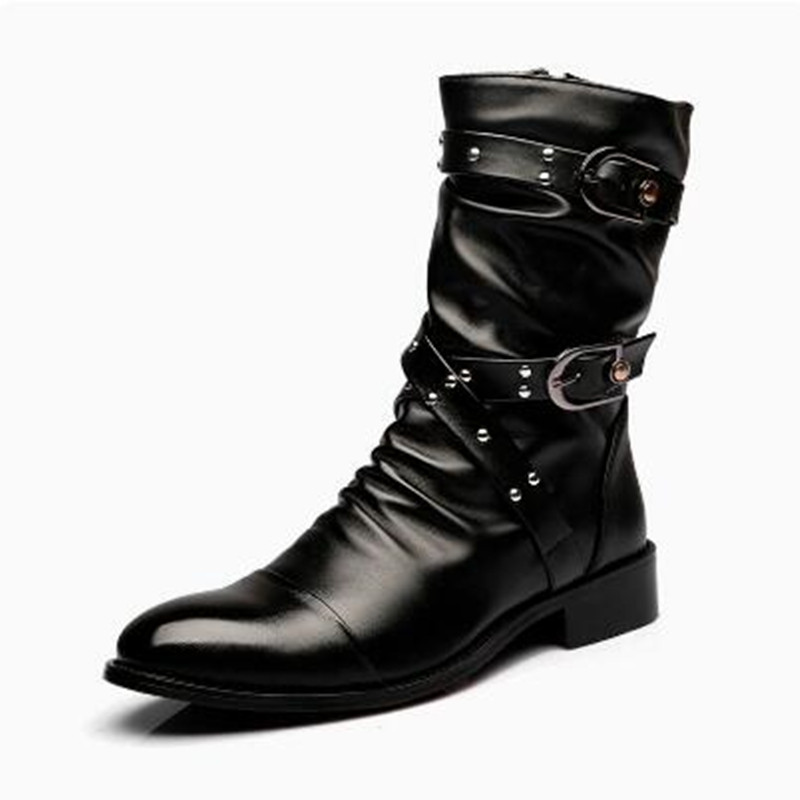 Fashion Men's Leather High Qua - Men Shoes Classic ulasan dan harga