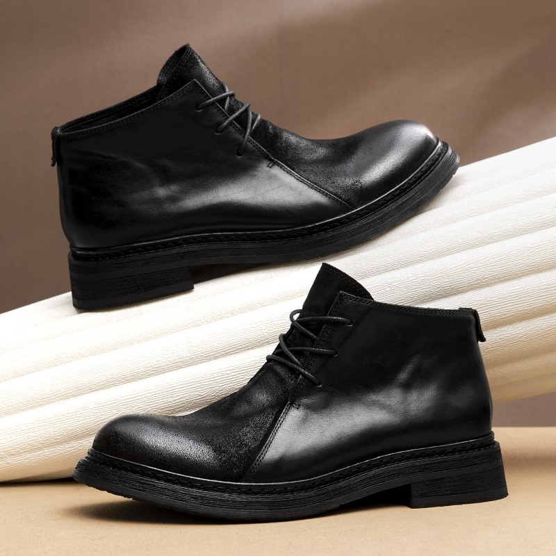Vintage Mens Genuine Leather B - Men Shoes Oxford ulasan dan harga